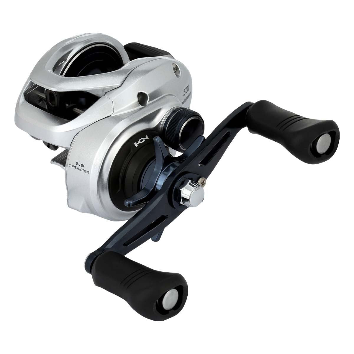 View of Baitcast_Reels Shimano Tranx 300 A Baitcast Reels 5.8:1 Right available at EZOKO Pike and Musky Shop