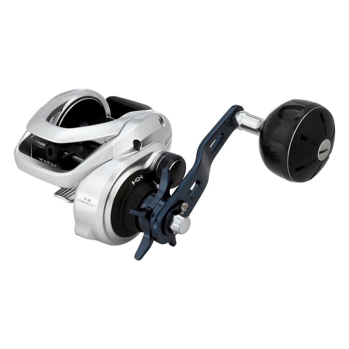 View of Baitcast_Reels Shimano Tranx 400 A Baitcast Reels 7.6:1 Left available at EZOKO Pike and Musky Shop