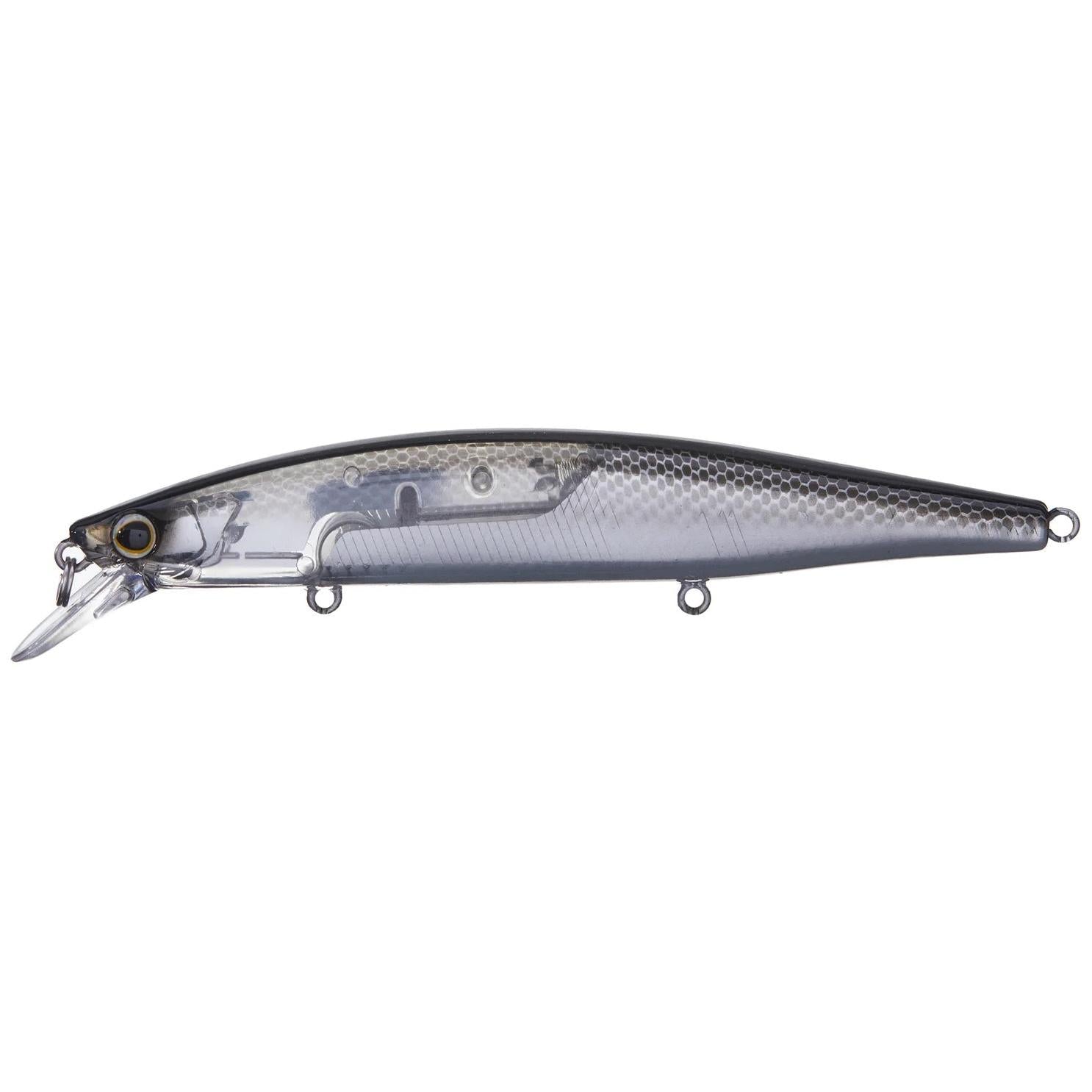 View of Jerkbaits Shimano WM Flash Boost Black Silver available at EZOKO Fishing