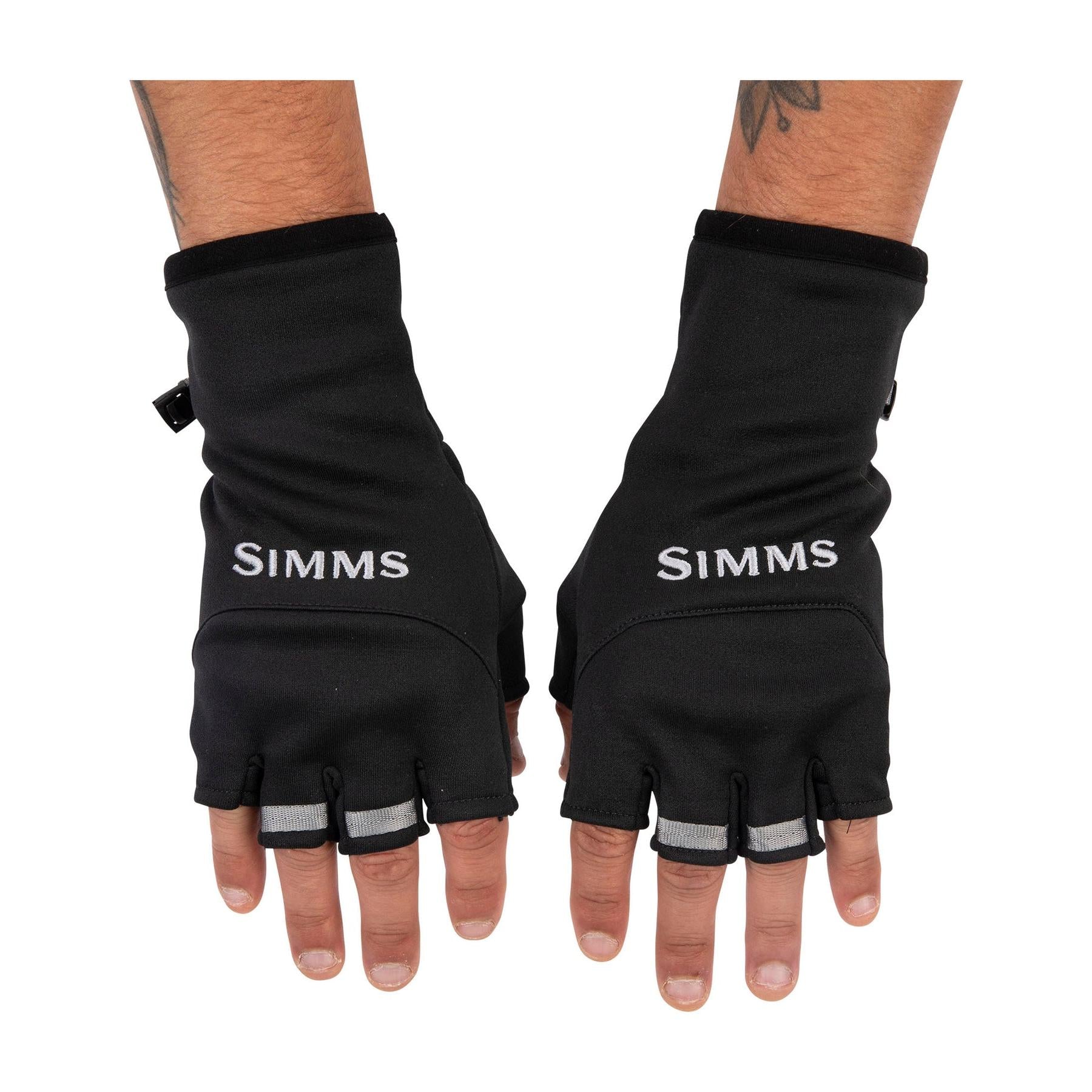 View of Fishing_Gloves Simms Freestone Half-Finger Fishing Glove available at EZOKO Fishing