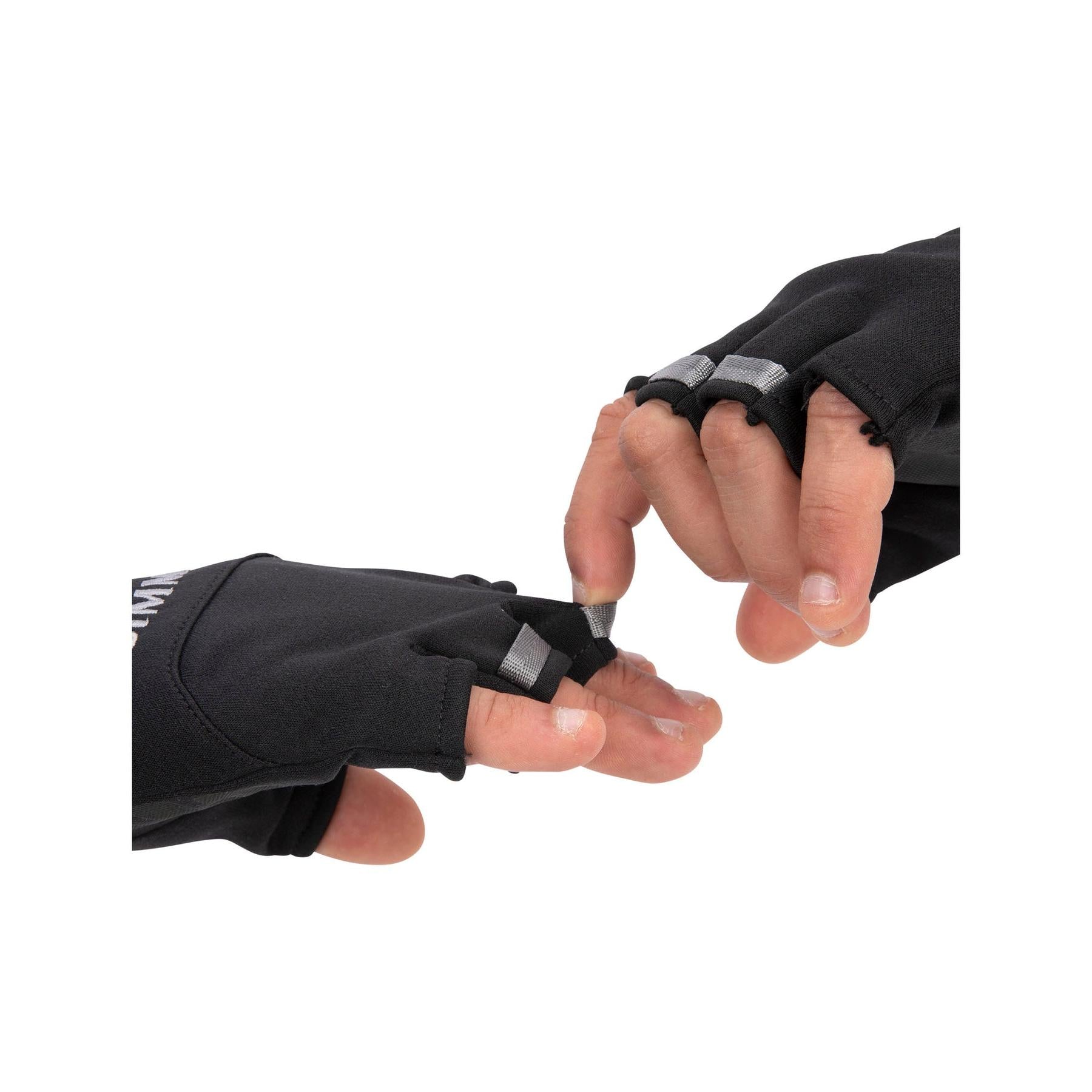 View of Fishing_Gloves Simms Freestone Half-Finger Fishing Glove available at EZOKO Fishing