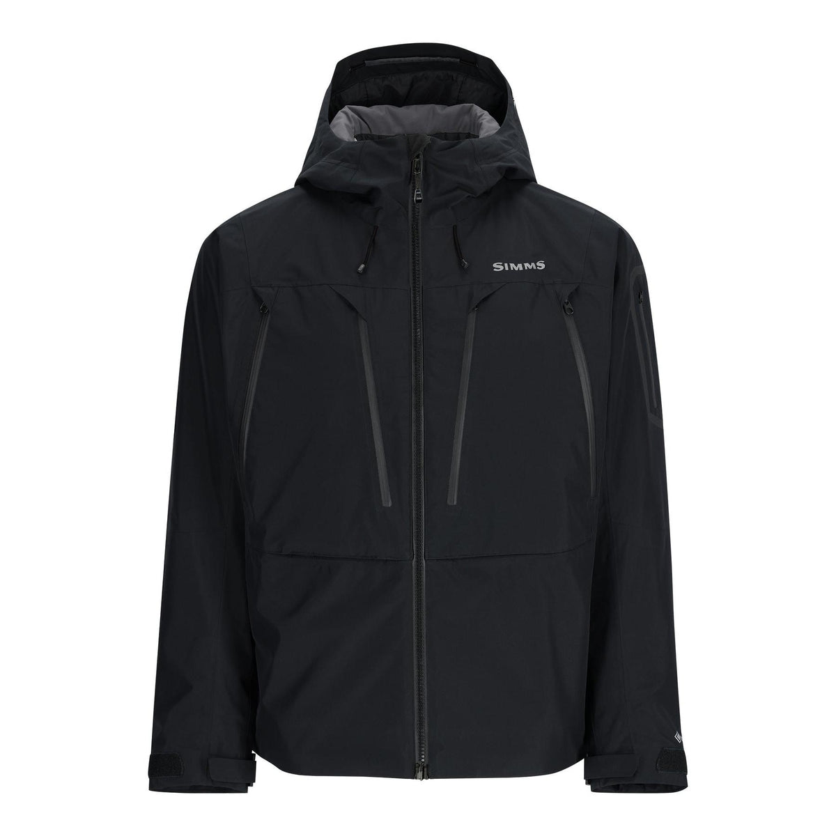 View of Simms Men's Bulkley Insulated Wading Jacket available at EZOKO Fishing