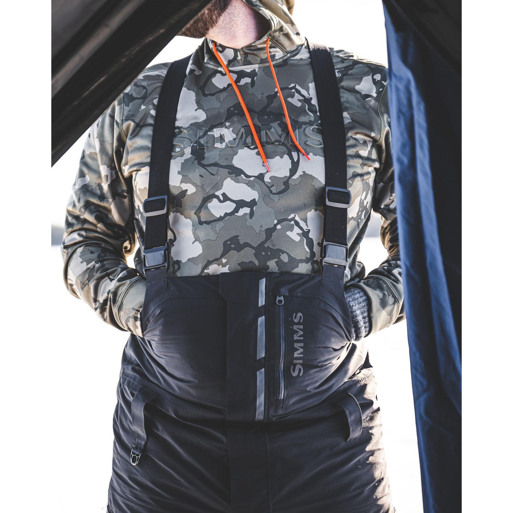 View of Bibs-Pants Simms Men's Challenger Insulated Bib available at EZOKO Fishing