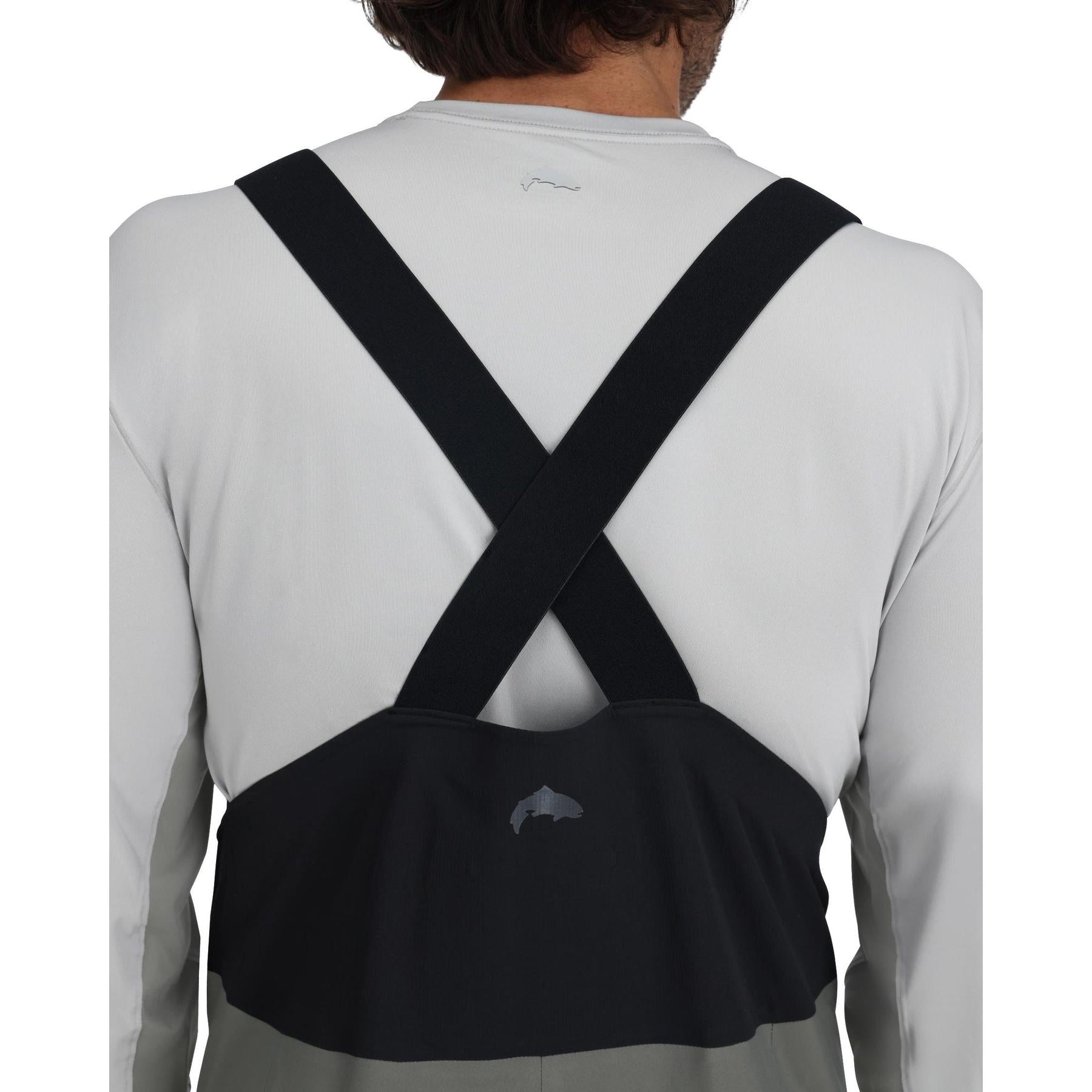 View of Bibs-Pants Simms Men's Vapor Elite Fishing Bib available at EZOKO Fishing