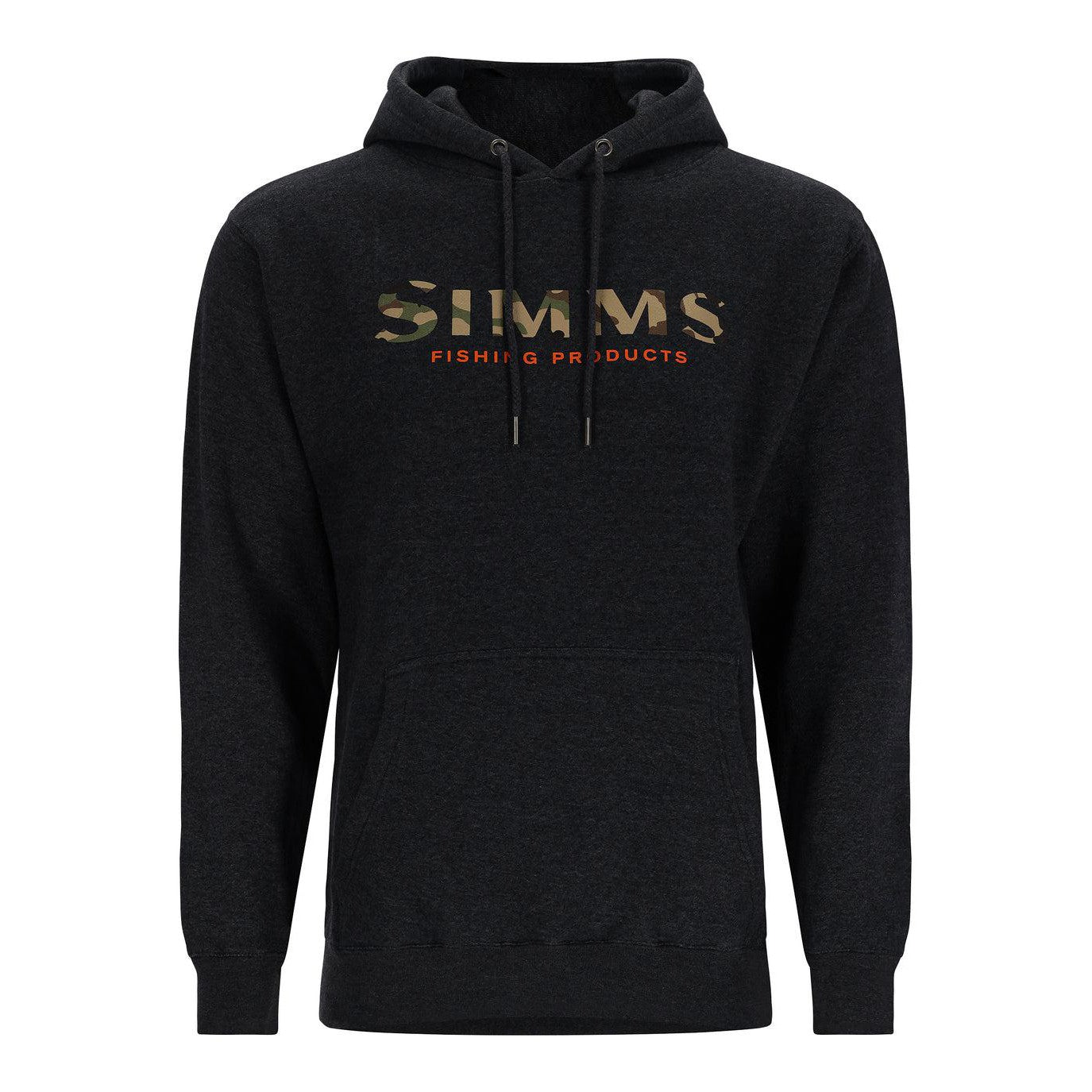Simms M's Logo Hoody Charcoal Heather / L