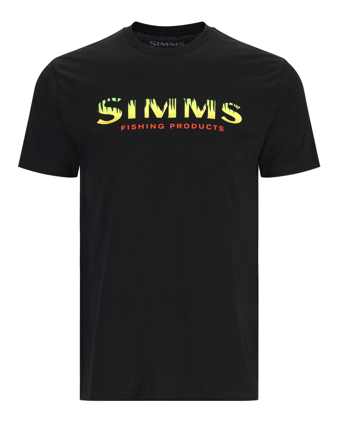 View of T-Shirts M's Simms Logo T-Shirt S Black - Neon available at EZOKO Pike and Musky Shop