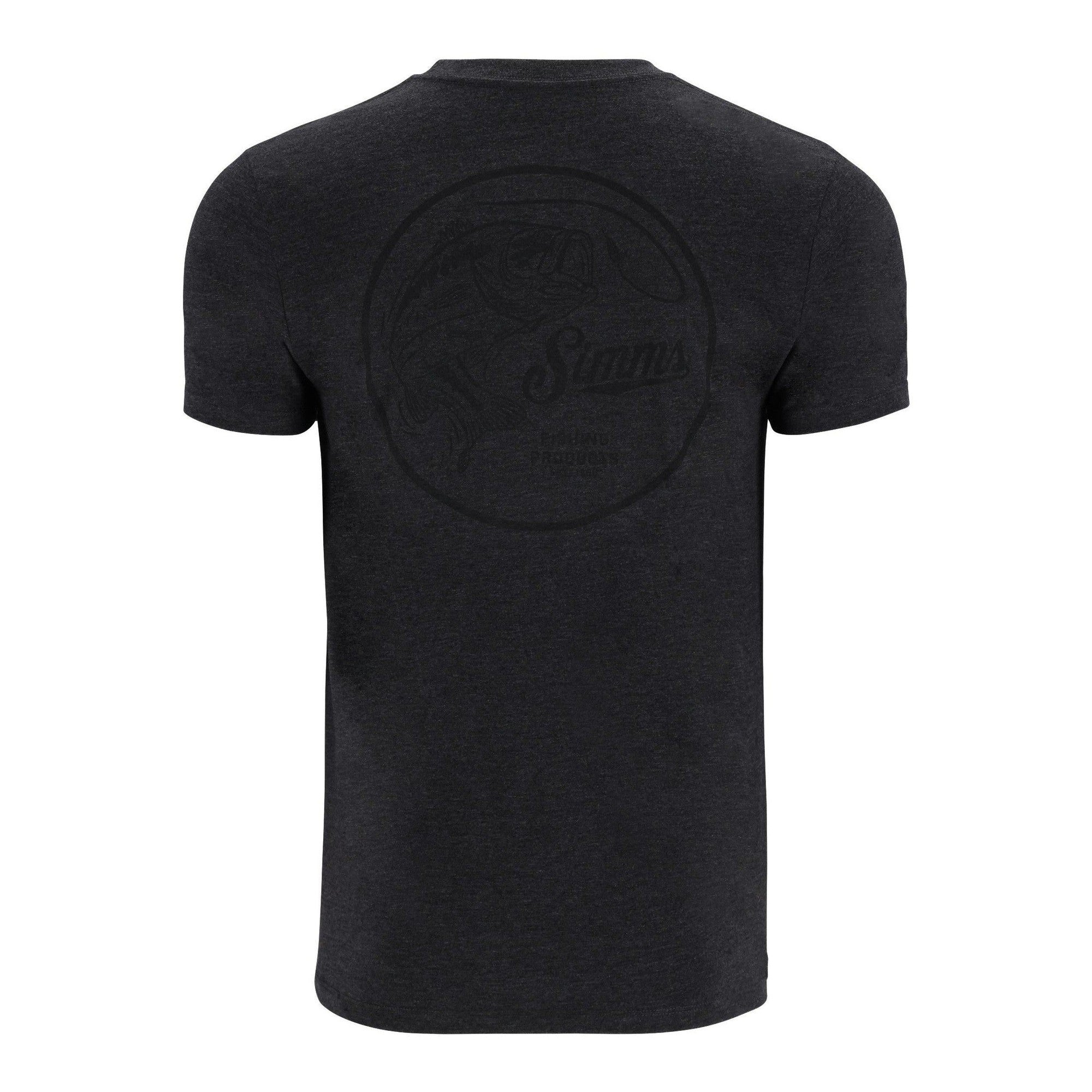 View of T-Shirts Simms M's Nostalgic Bass T-Shirt S Charcoal Heather available at EZOKO Pike and Musky Shop