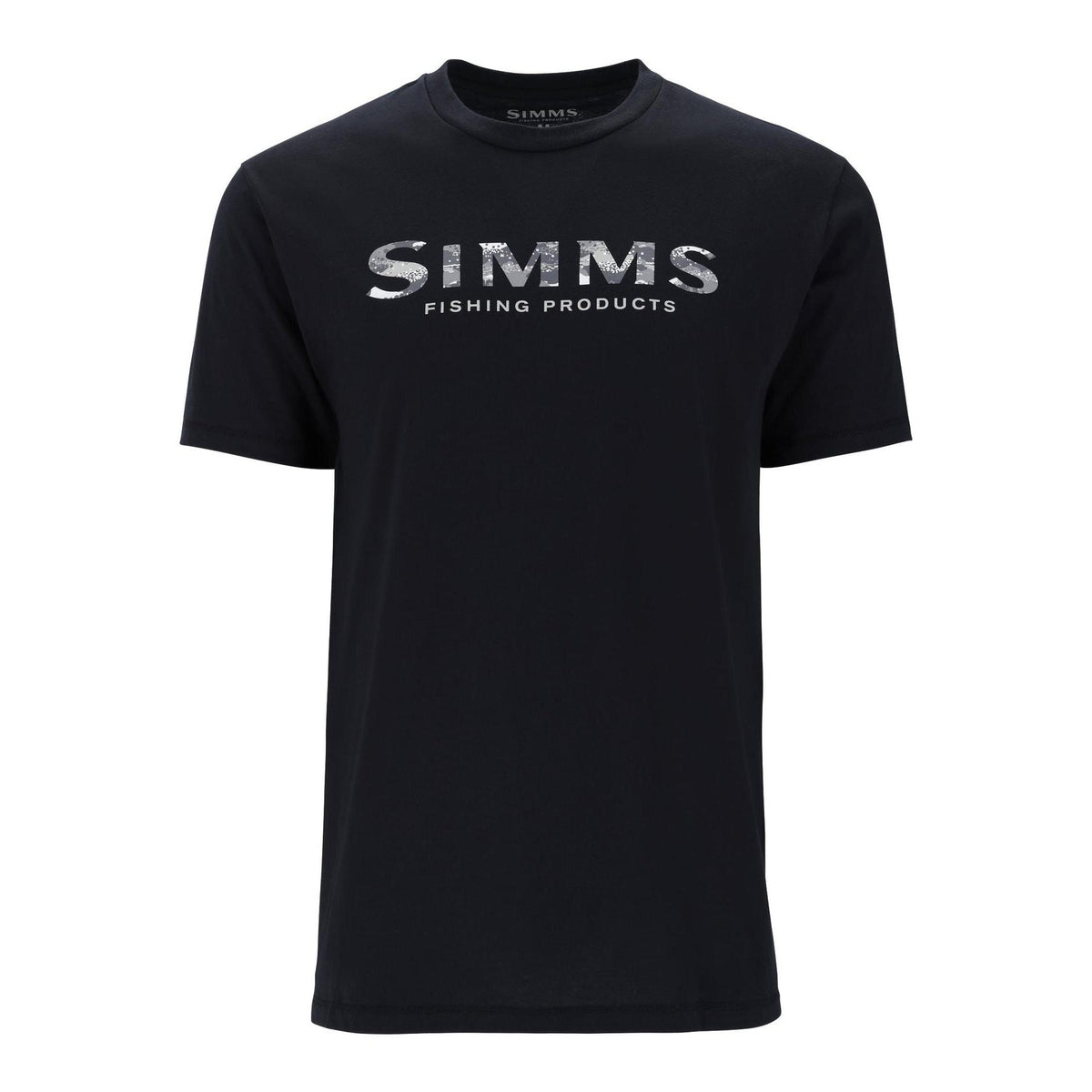 View of T-Shirts Simms M's Shroud Fill Logo T-Shirt available at EZOKO Fishing