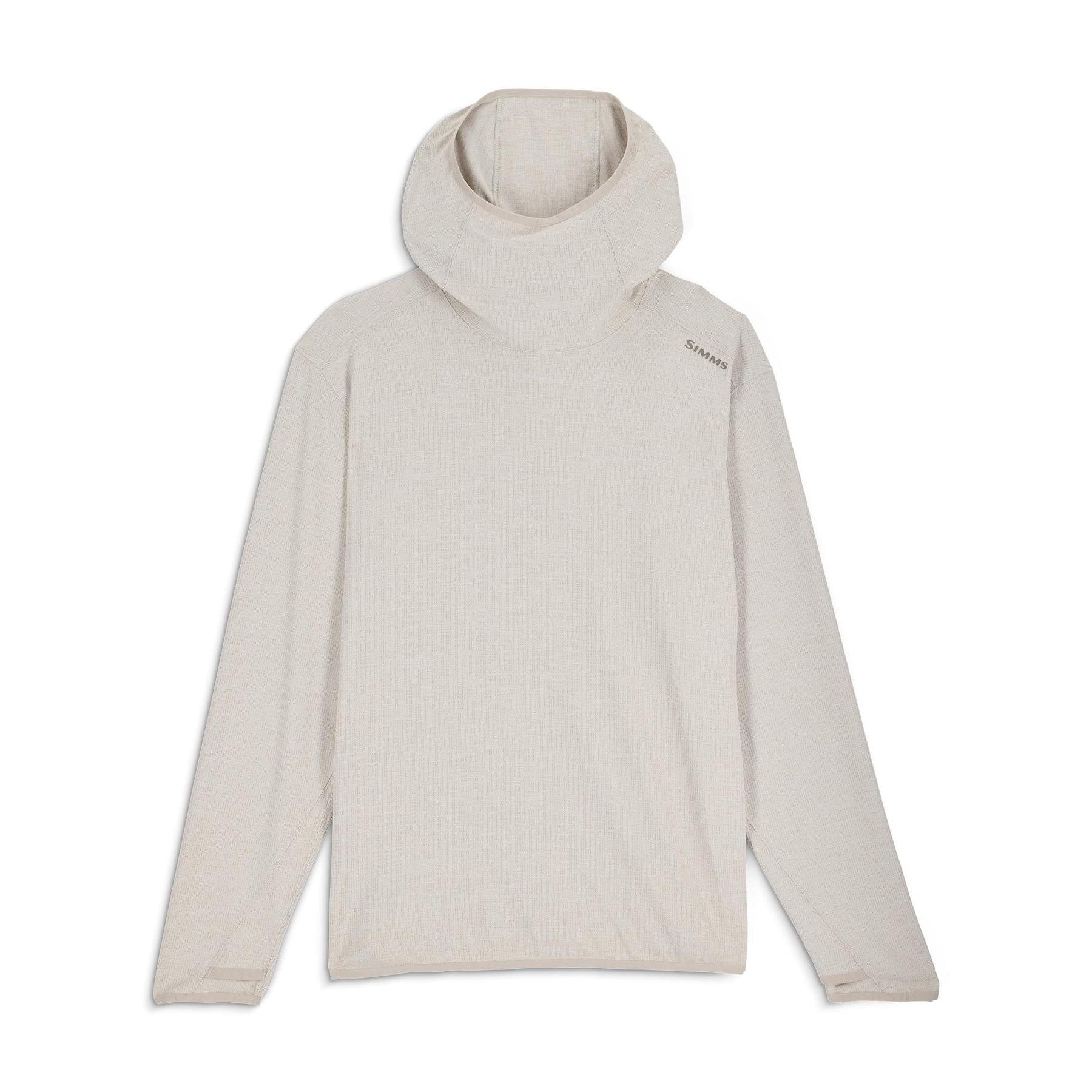View of Hoodies-Sweatshirts Simms M's Stone Cold Hoody Lunar Gray S available at EZOKO Fishing