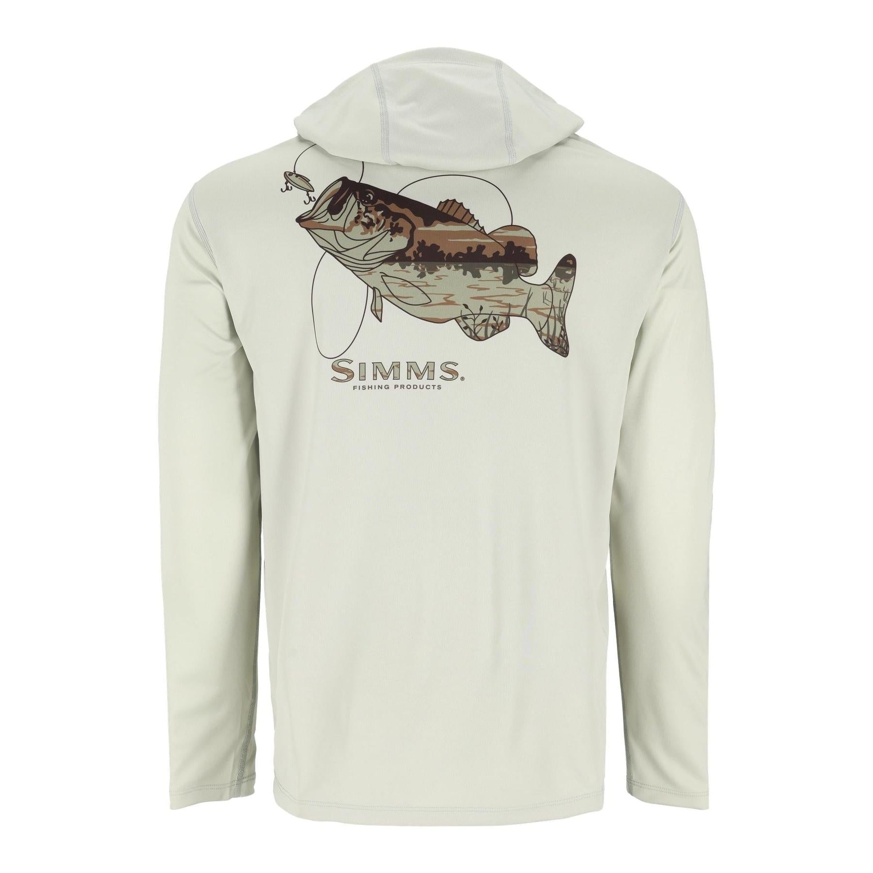 View of Hoodies-Sweatshirts Simms M's Tech Hoody - Artist Series Aspen Bass S available at EZOKO Fishing