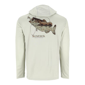 View of Hoodies-Sweatshirts Simms M's Tech Hoody - Artist Series Aspen Bass S available at EZOKO Fishing