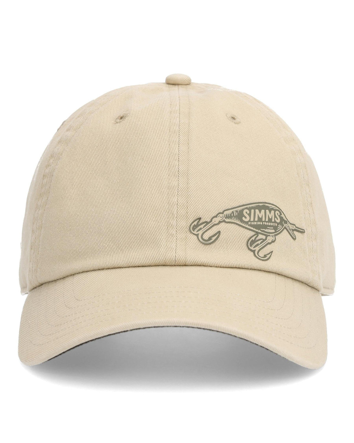 View of Hats Simms Single Haul Cap Stone available at EZOKO Pike and Musky Shop