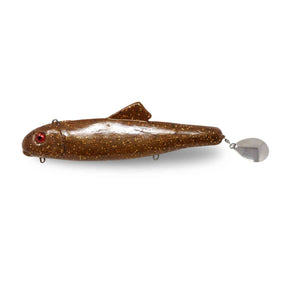 View of Jigs-Spoons SJR Spintail Sucker Jig Brown available at EZOKO Pike and Musky Shop