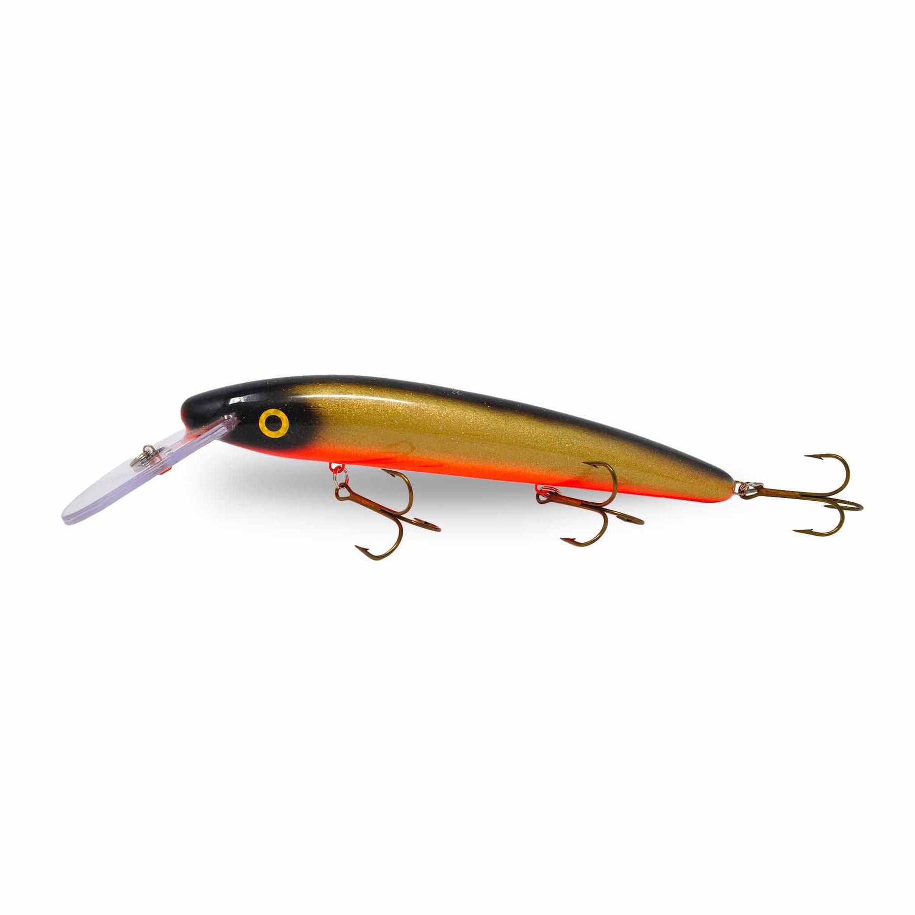 View of Crankbaits Slammer 10" Deep Minnow Crankbait Golden Shiner available at EZOKO Pike and Musky Shop
