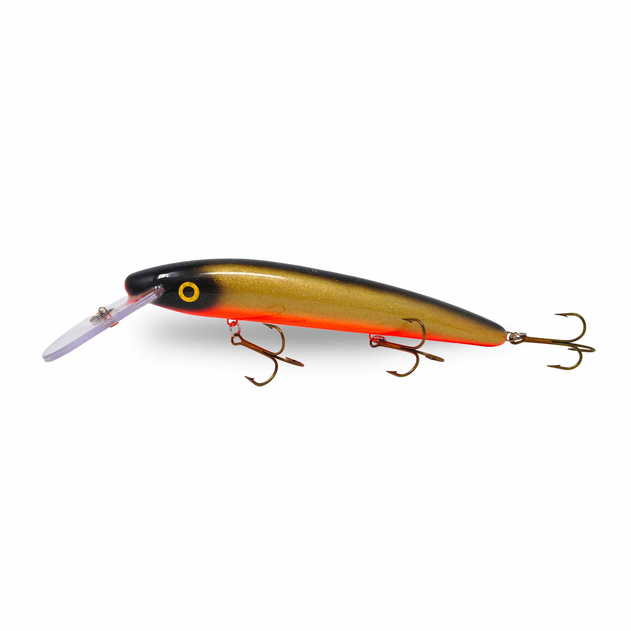View of Crankbaits Slammer 10" Deep Minnow Crankbait Golden Shiner available at EZOKO Fishing