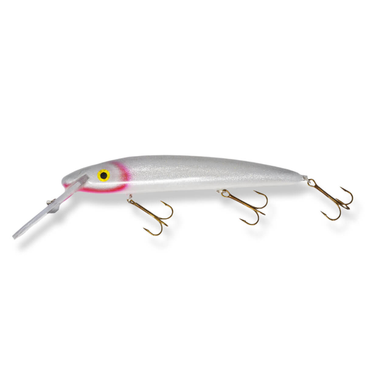 View of Crankbaits Slammer 10" Deep Minnow Crankbait Shiner available at EZOKO Pike and Musky Shop