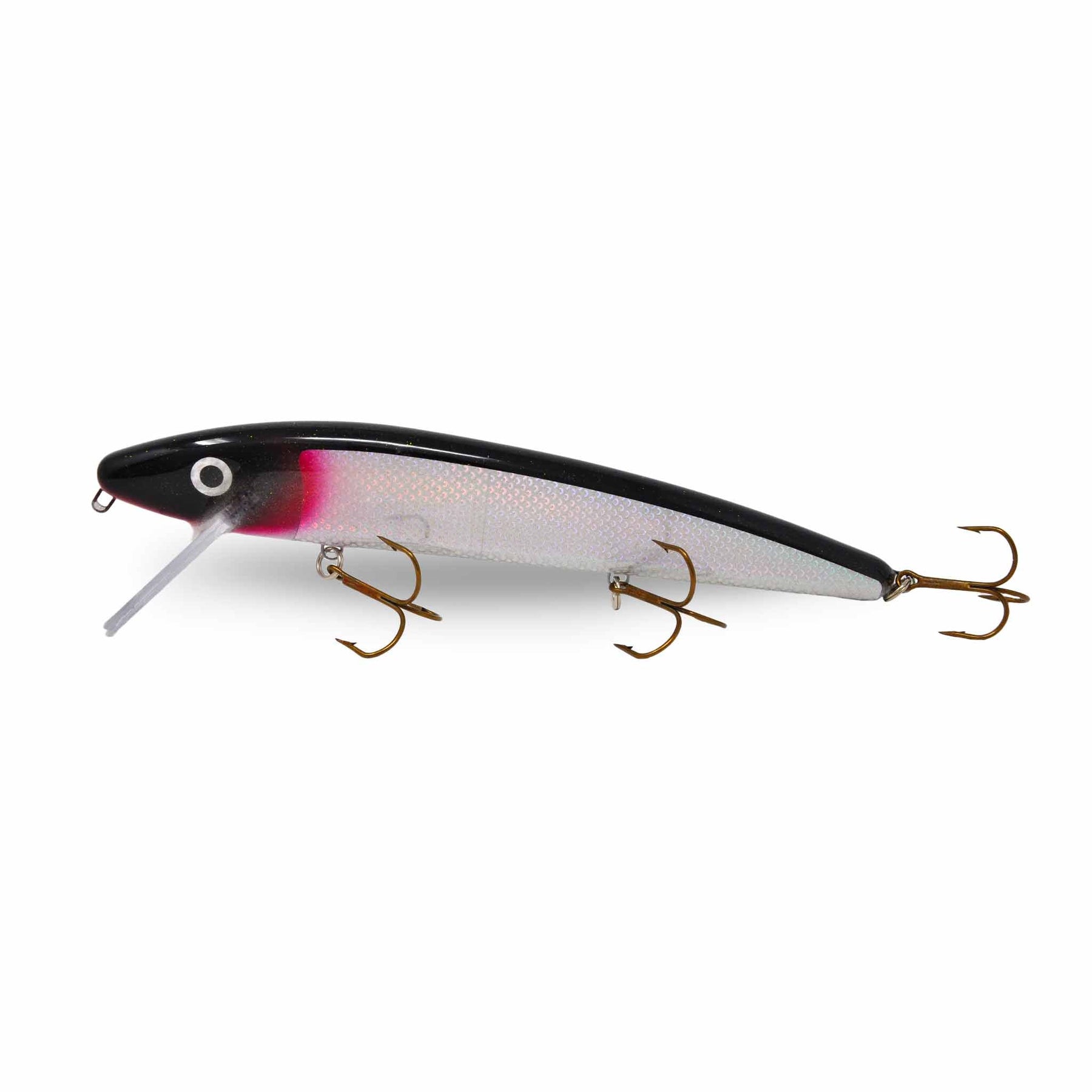 View of Crankbaits Slammer 10" Minnow Crankbait Prism Shiner available at EZOKO Pike and Musky Shop