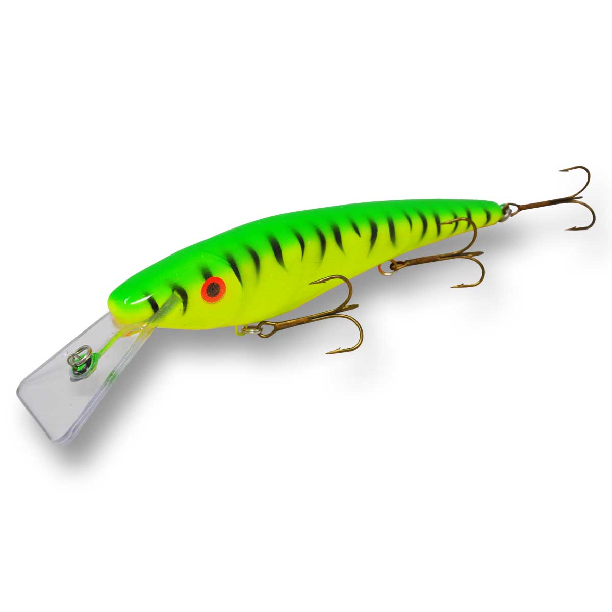 View of Crankbaits Slammer 10 Shallow Shad Crankbait Firetiger available at EZOKO Pike and Musky Shop
