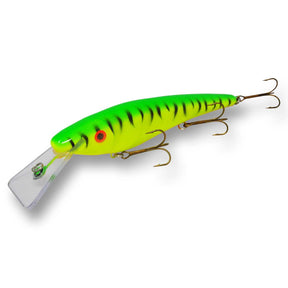 View of Crankbaits Slammer 10 Shallow Shad Crankbait Firetiger available at EZOKO Pike and Musky Shop