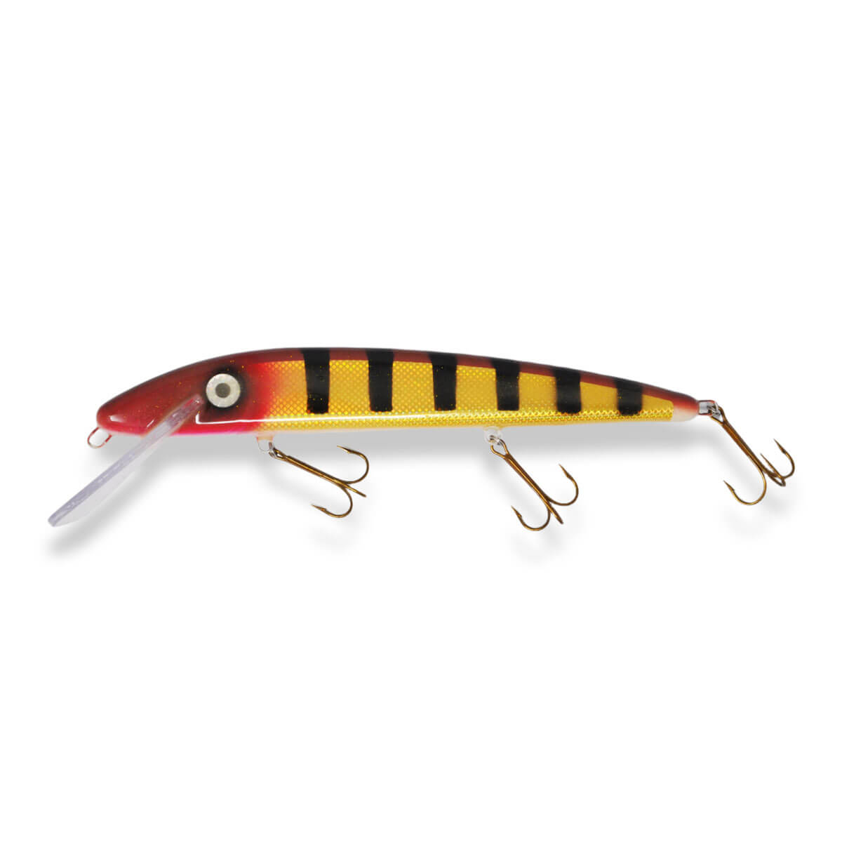 View of Crankbaits Slammer 12" Minnow Crankbait Prism Walleye available at EZOKO Fishing
