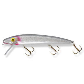 View of Crankbaits Slammer 8" Minnow Crankbait Shiner available at EZOKO Pike and Musky Shop