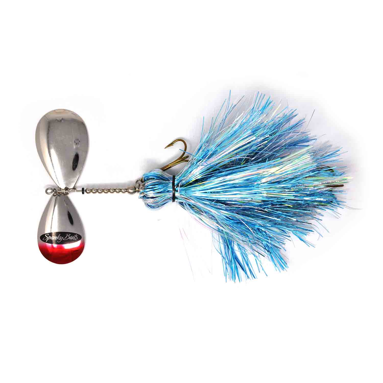 View of Bucktails Spanky Baits 1012 Firebomb Bucktail Baby Cisco available at EZOKO Fishing