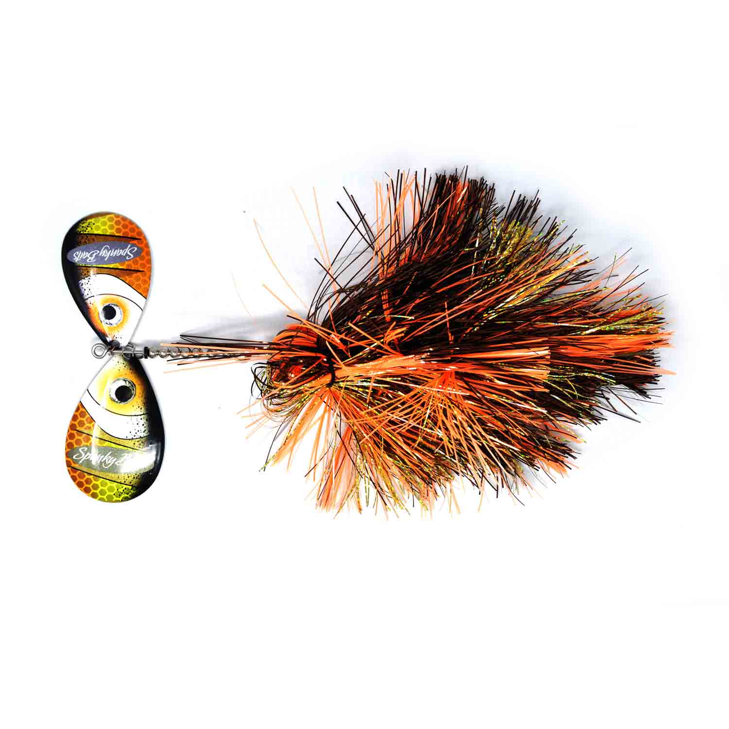 View of Bucktails Spanky Baits 1012 Firebomb Bucktail Napalm Perch available at EZOKO Fishing