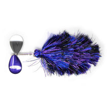 View of Bucktails Spanky Baits Meg Shocker Bucktail Grimmace available at EZOKO Pike and Musky Shop