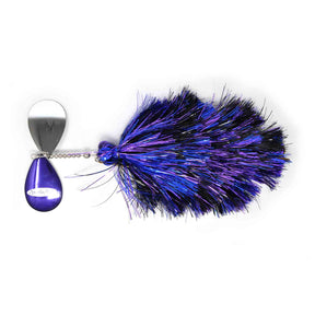 View of Bucktails Spanky Baits Meg Shocker Bucktail Grimmace available at EZOKO Pike and Musky Shop