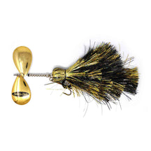 View of Bucktails Spanky Baits Shocker Bucktail Black / Gold available at EZOKO Pike and Musky Shop