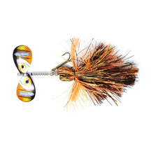 View of Bucktails Spanky Baits Shocker Bucktail Napalm Perch available at EZOKO Pike and Musky Shop