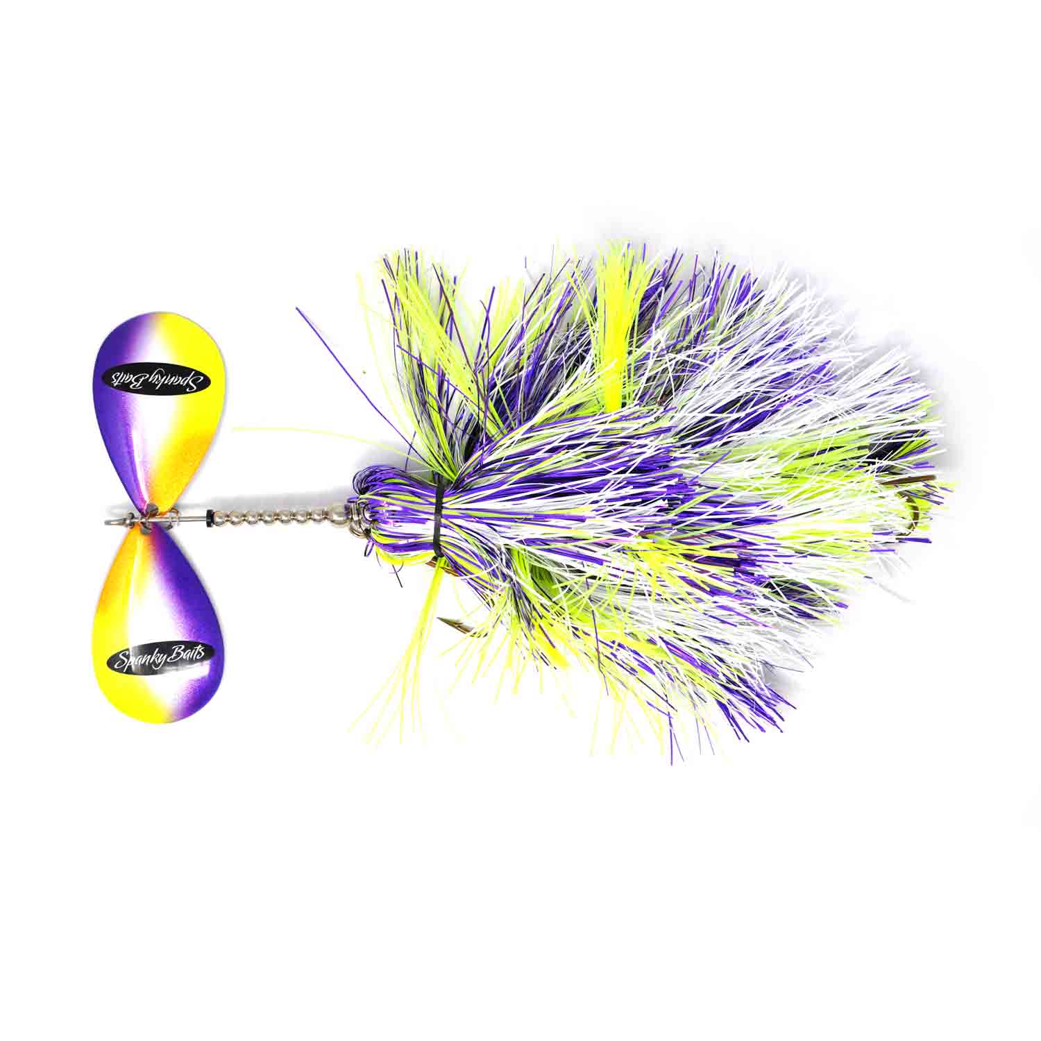 View of Bucktails Spanky Baits Shocker Bucktail Sexy Shad available at EZOKO Pike and Musky Shop