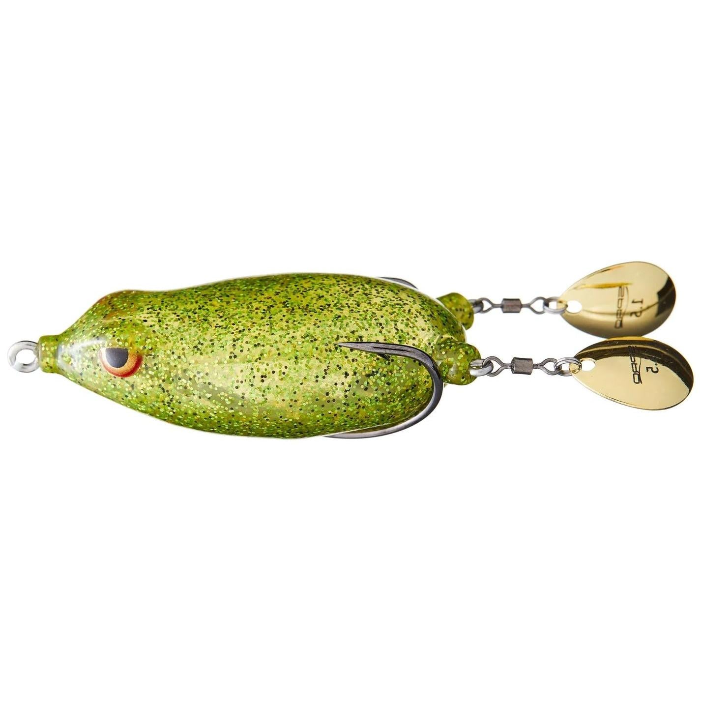 View of Top Water SPRO Bronzeye Blade 65 Yellow Sparkle available at EZOKO Fishing