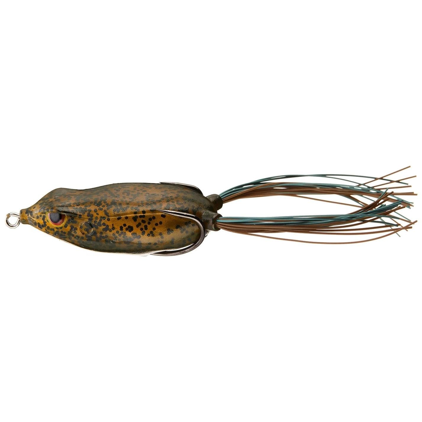 View of Top Water SPRO Bronzeye Frog 65 Green Pumpkin available at EZOKO Fishing