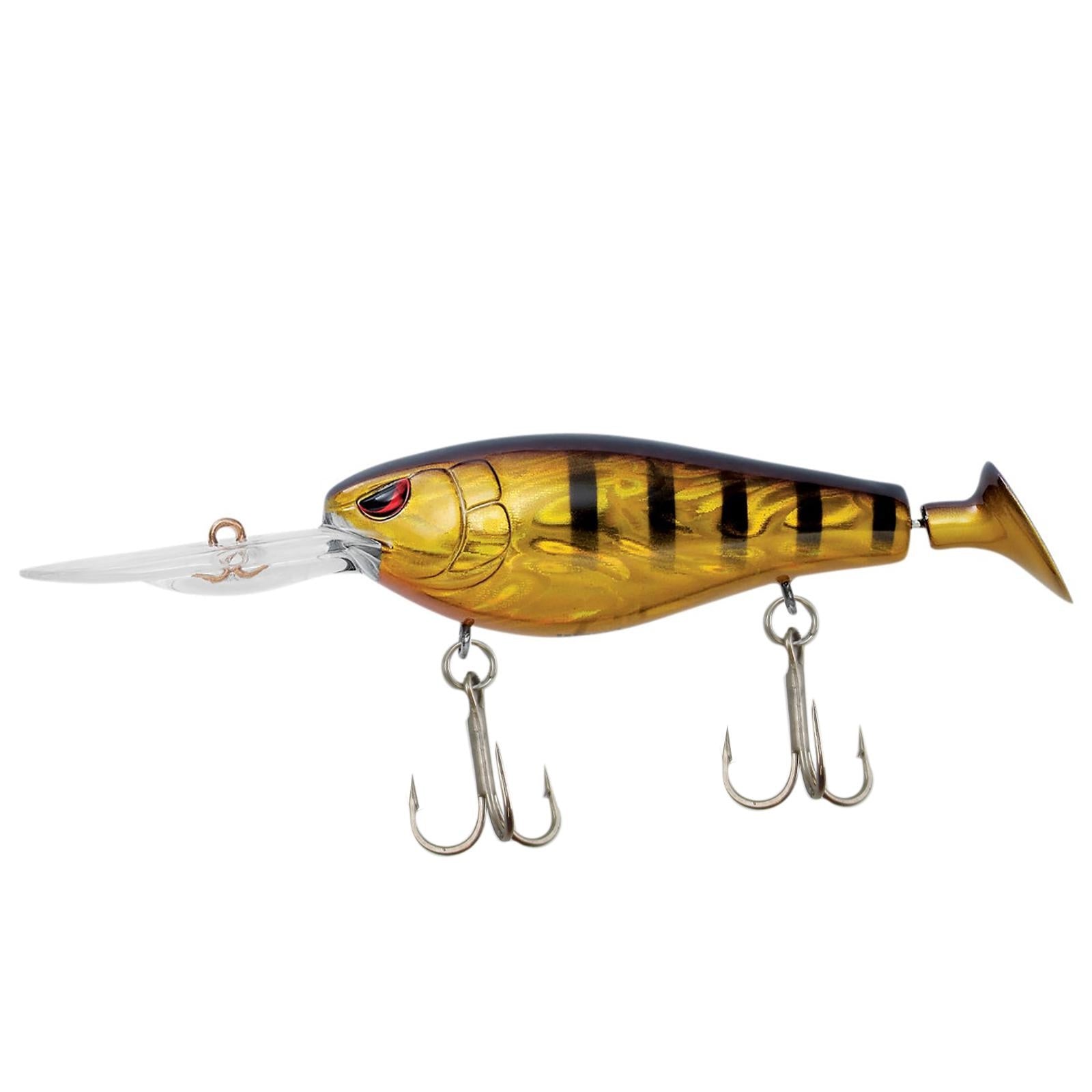 View of Crankbait SPRO Madeye Shad 55 Gold Purple Pch available at EZOKO Fishing