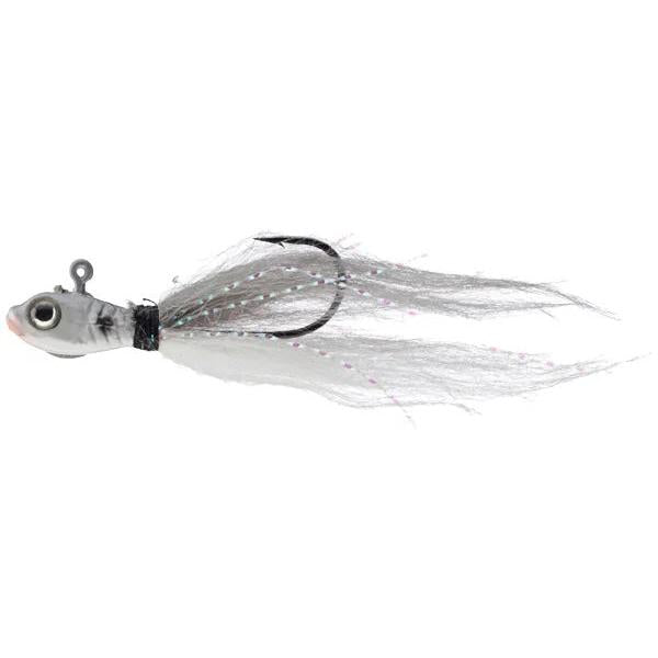 View of Hair Jig SPRO Phat Flies 1/8 oz Gray Ghost available at EZOKO Fishing