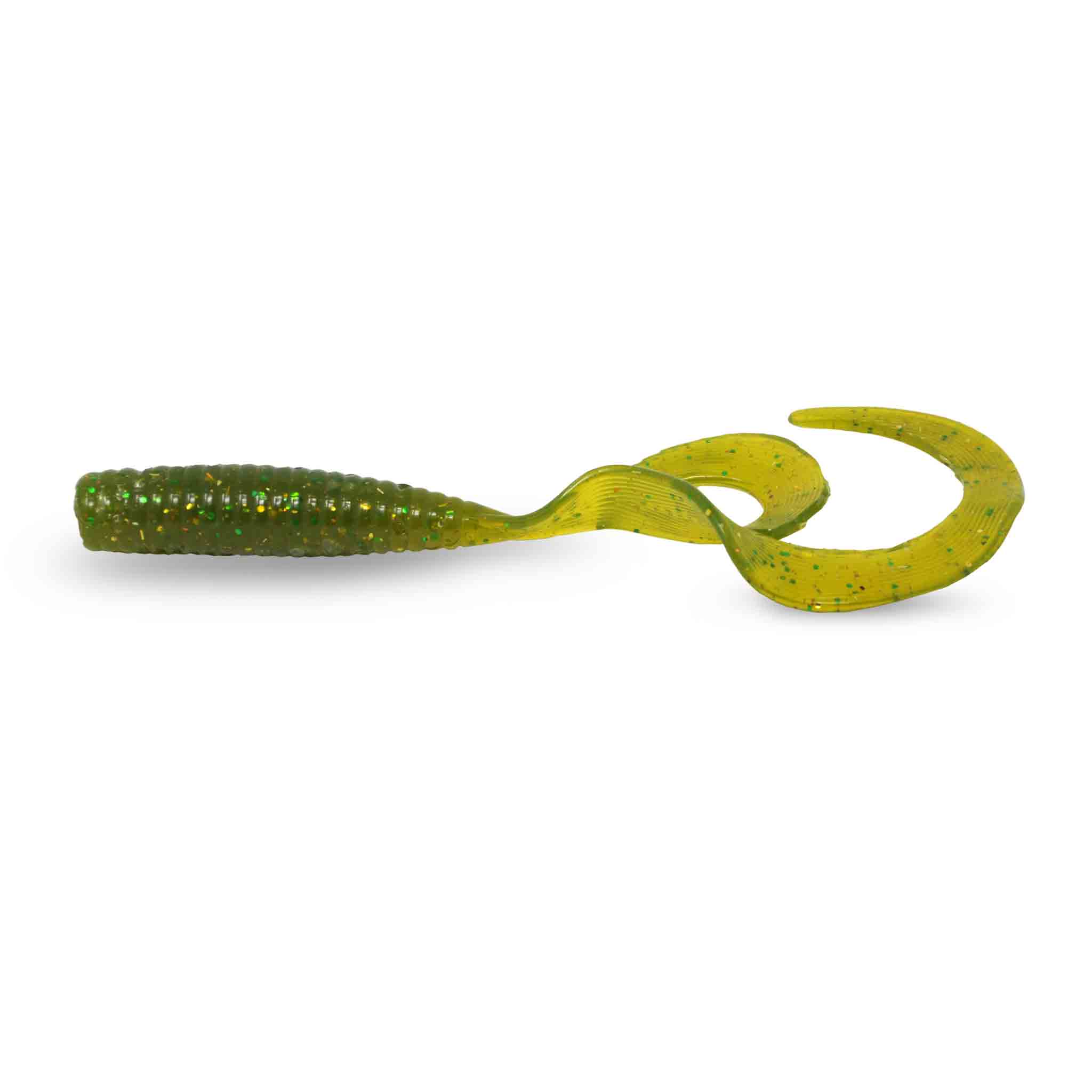 View of Lures_Add-on SS Leurres Grub 8'' Green available at EZOKO Fishing