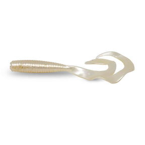 View of Lures_Add-on SS Leurres Grub 8'' White available at EZOKO Fishing
