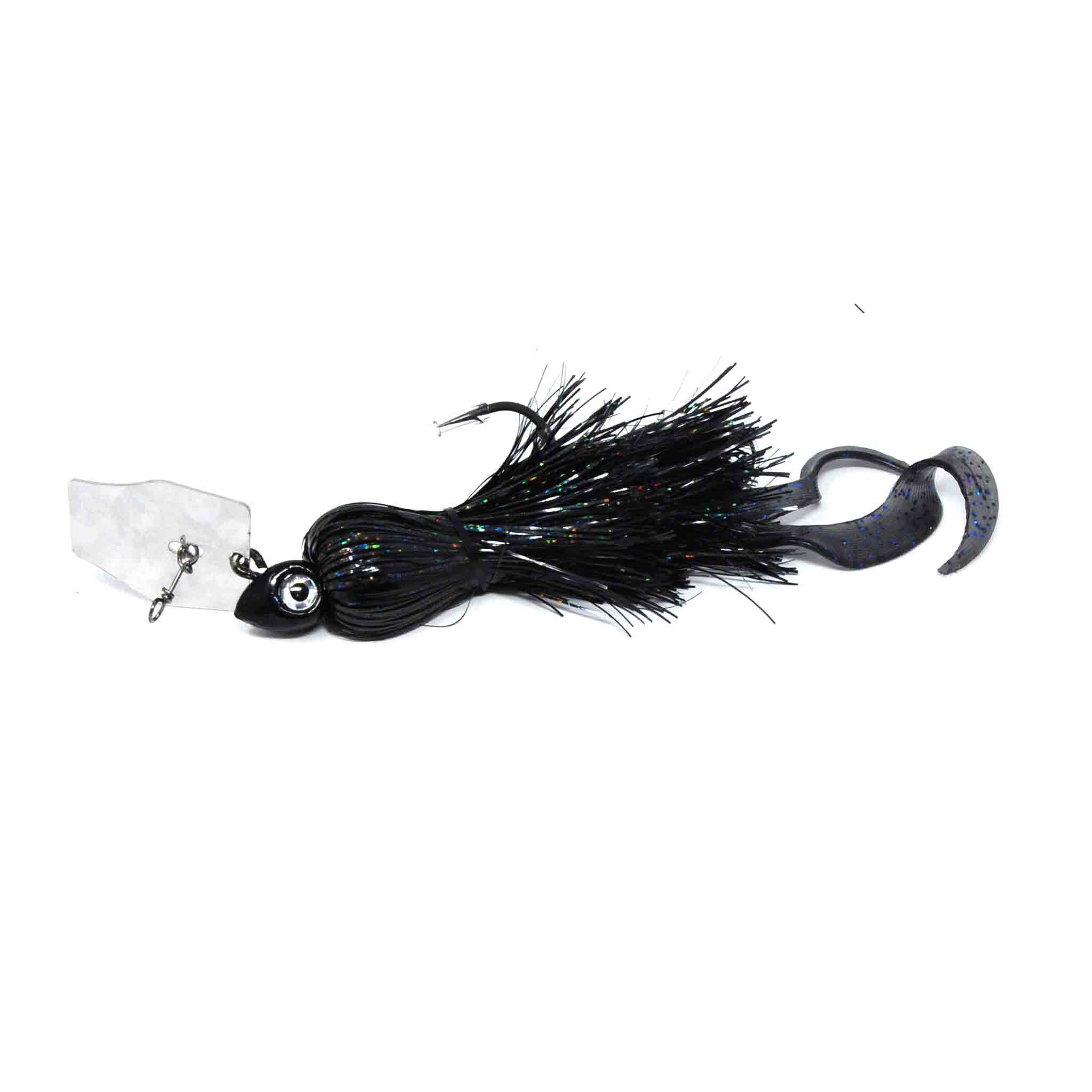 View of Chatterbaits SS Leurres Sky-Candy Chatterbait 3oz Double Black available at EZOKO Fishing