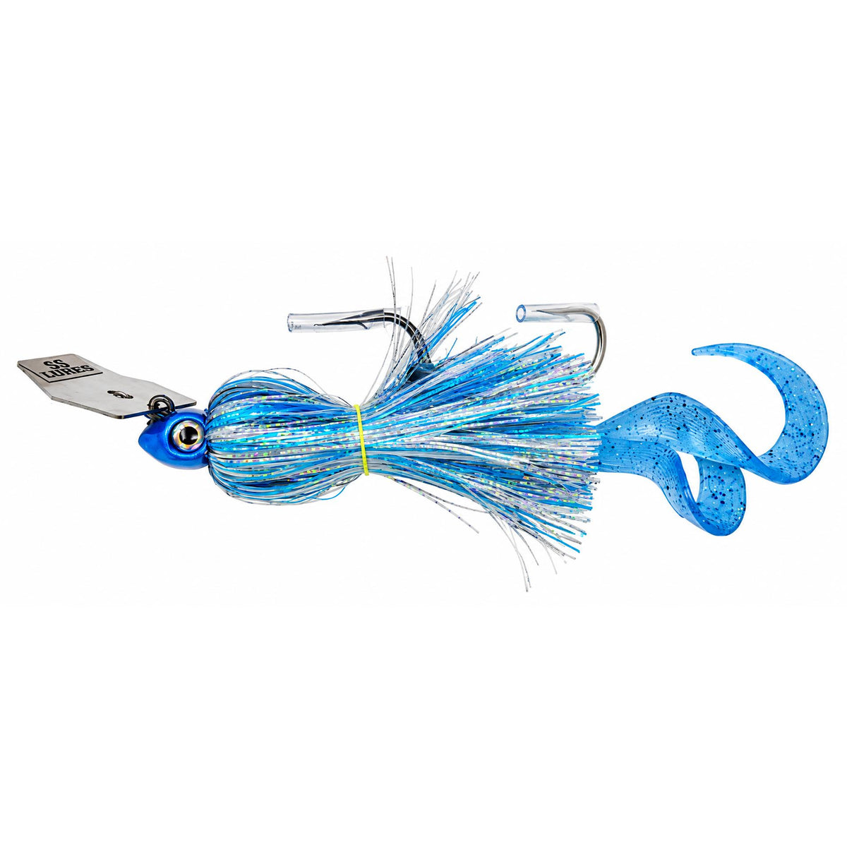 View of Chatterbaits SS Leurres Sky-Candy Chatterbait 3oz EZOKO Cisco Flash available at EZOKO Fishing