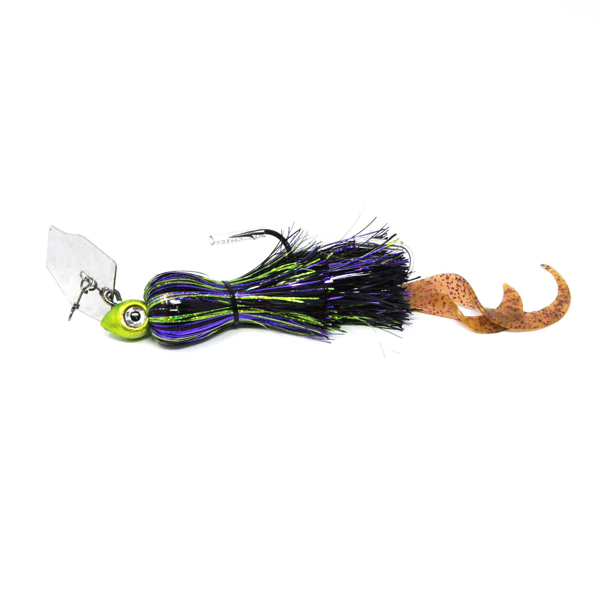 View of Chatterbaits SS Leurres Sky-Candy Chatterbait 3oz Hulk available at EZOKO Fishing