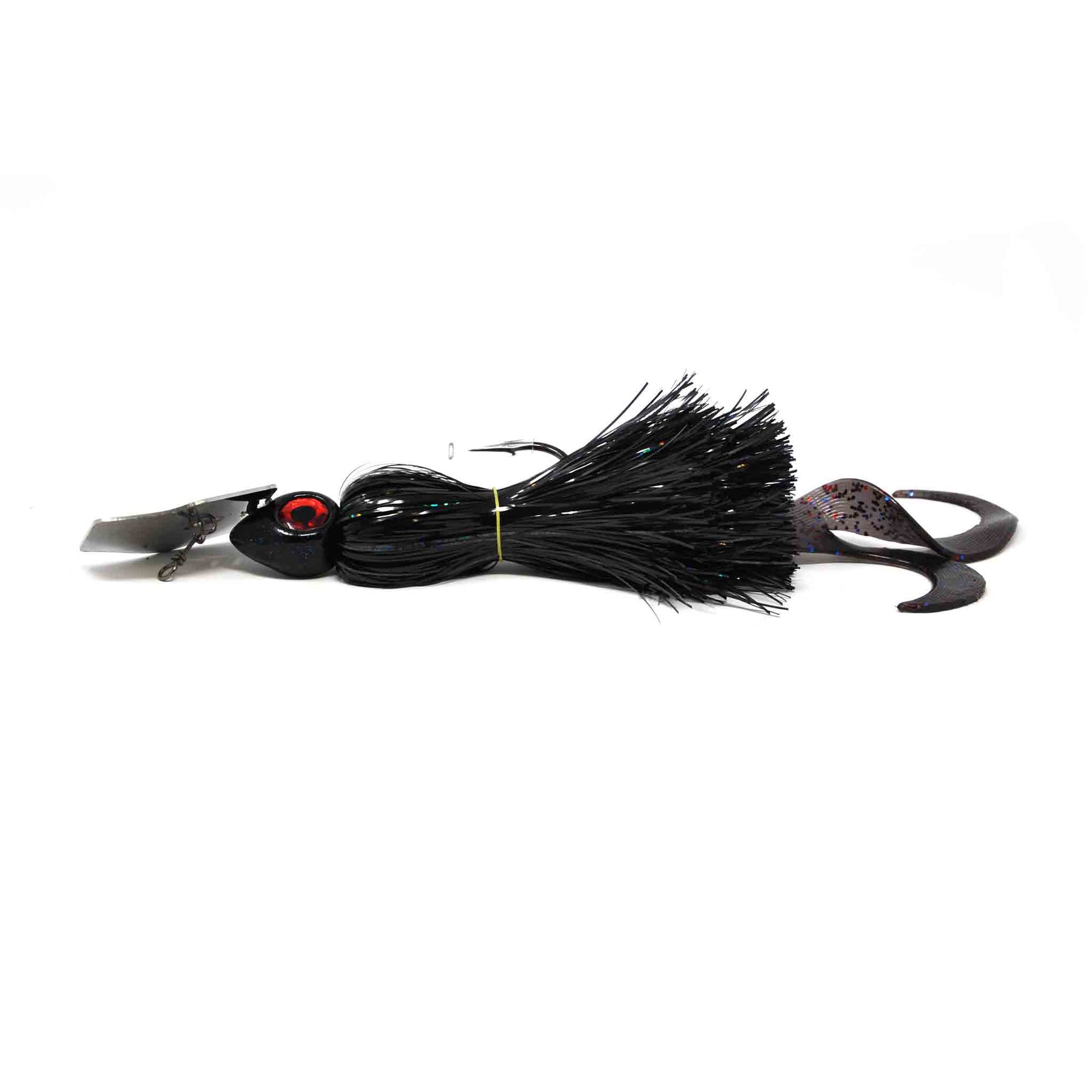 View of Chatterbaits SS Leurres Sky-Candy Chatterbait 5oz Double Black available at EZOKO Fishing