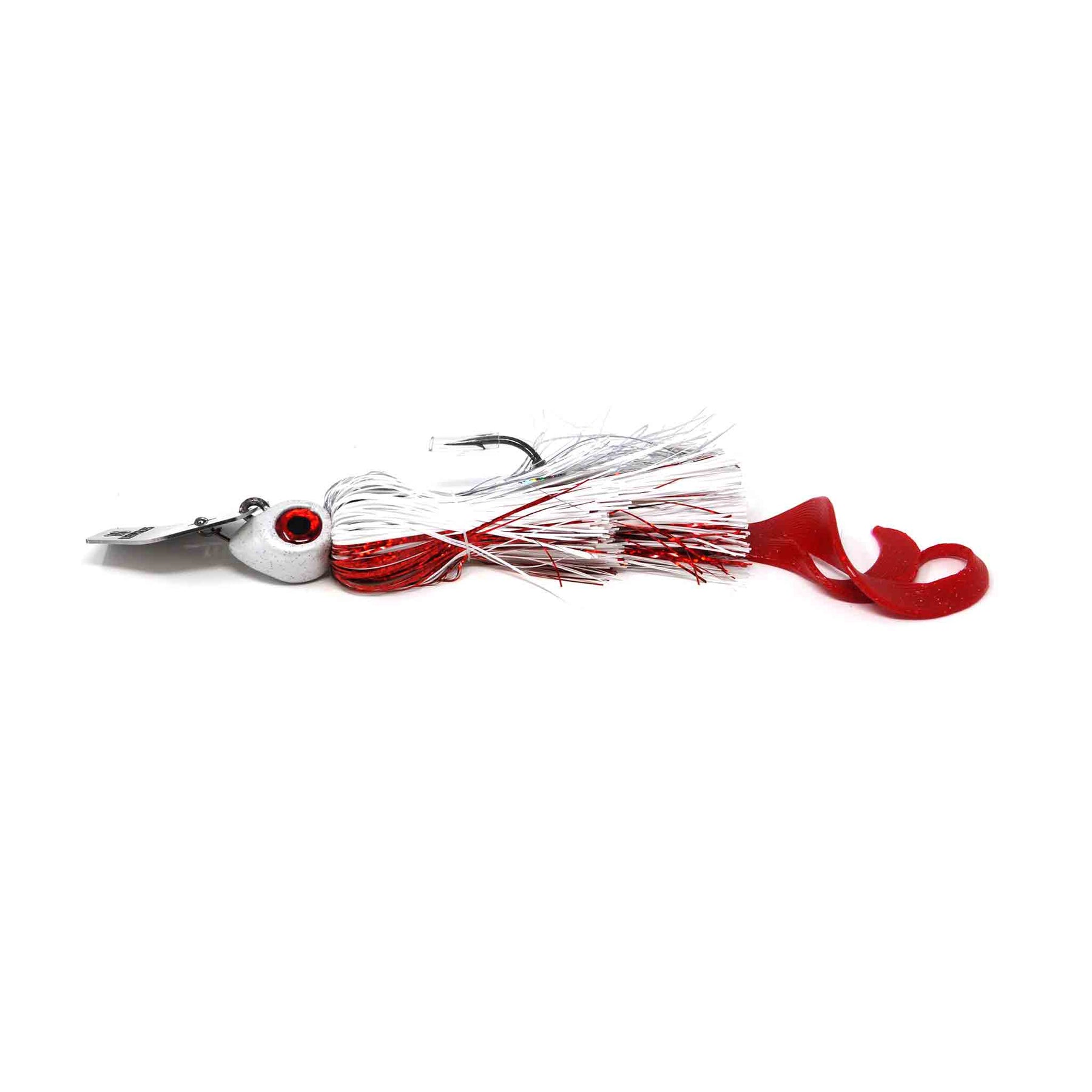 SS Leurres Sky-Candy Chatterbait 5oz White / Red Chatterbaits