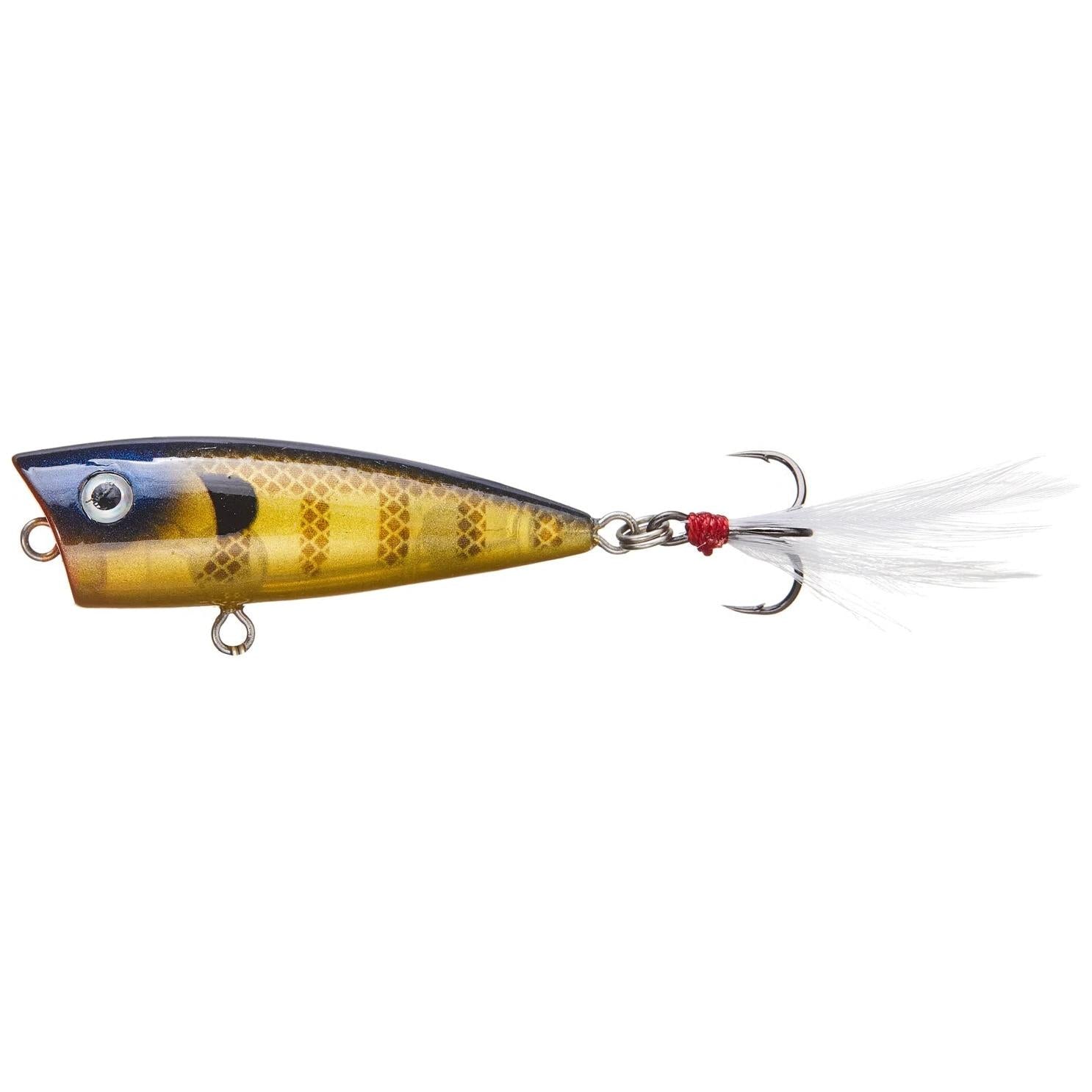 bass striking lure Strike King Bitsy Splash