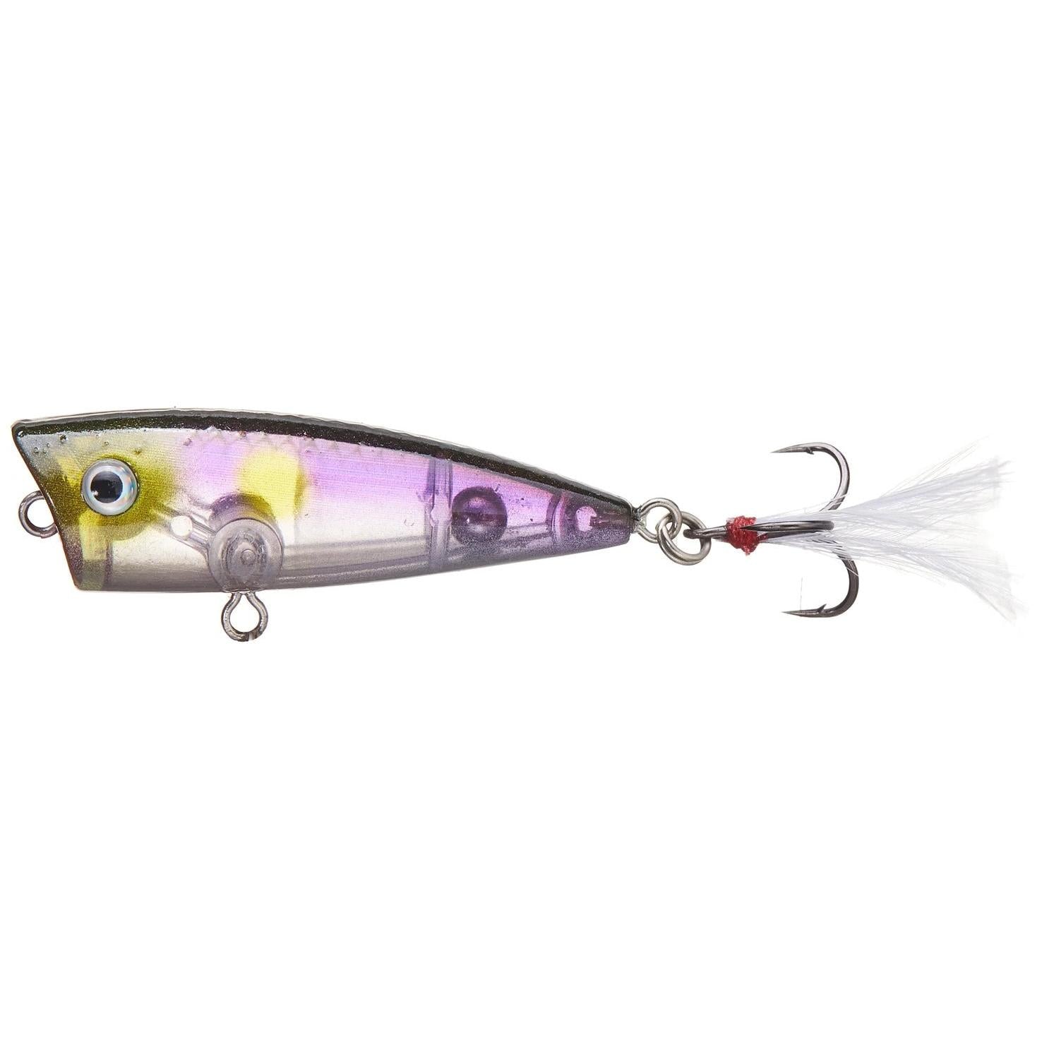 View of Topwater Strike King Bitsy Splash Clearwater Minnow available at EZOKO Fishing