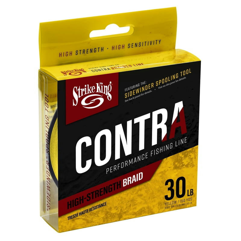 View of Braid Strike King Contra Braid Green 30 lbs 150 Yds available at EZOKO Fishing