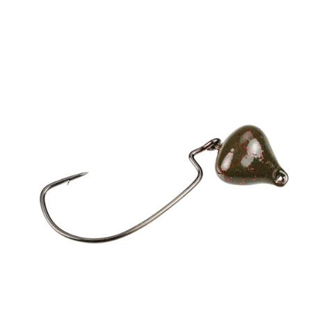 View of Jig Heads Strike King Jointed Structure Head 1/2 oz Green Pumpkin available at EZOKO Fishing