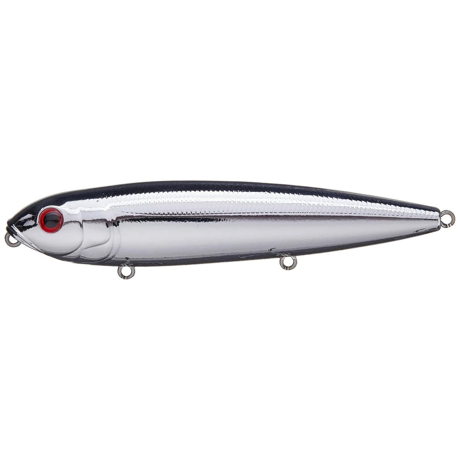 View of Topwater Strike King KVD Sexy Dawg Carolina Chrome available at EZOKO Fishing