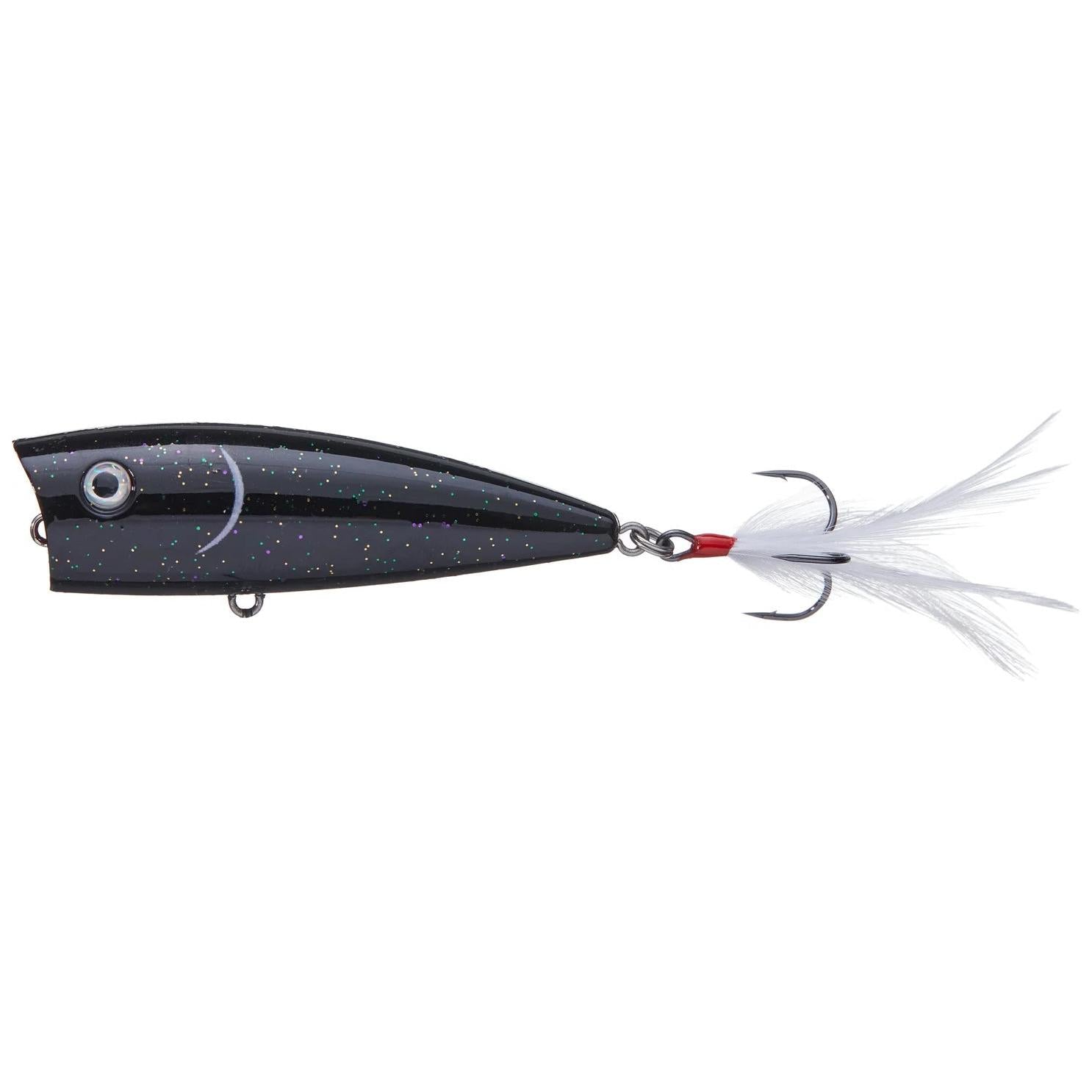 View of Topwater Strike King KVD Splash Jr. Black Lab available at EZOKO Fishing