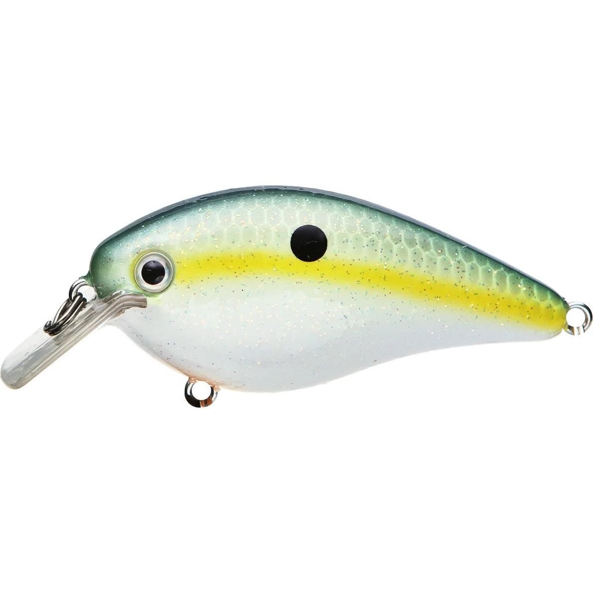 View of Squarebill Strike King KVD Square Bill 1.0 Chartreuse Sexy Shad available at EZOKO Fishing
